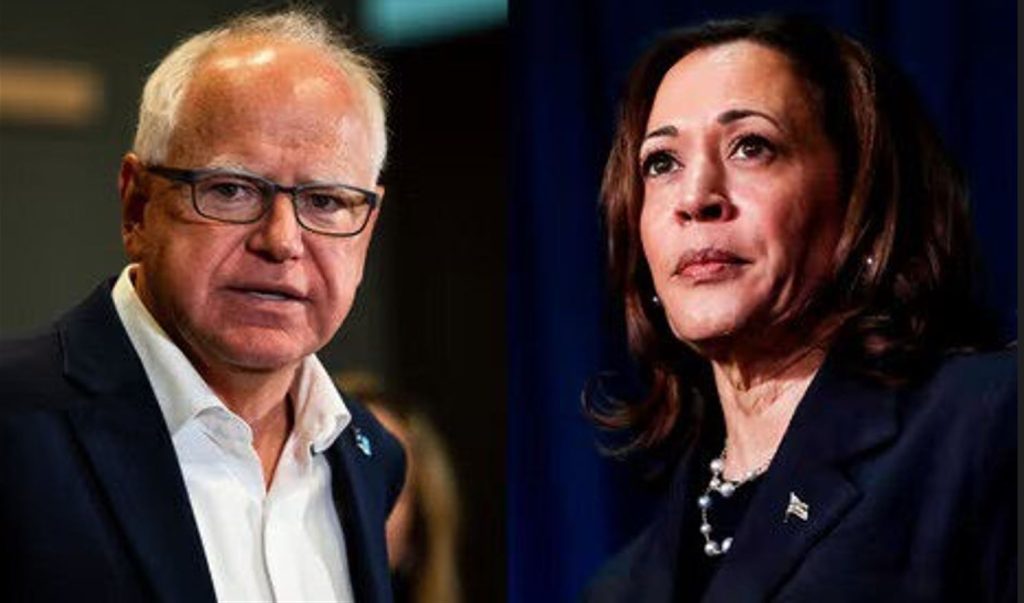 Minnesota Gov. Walz Emerges Kamala Harris Presidential Running Mate