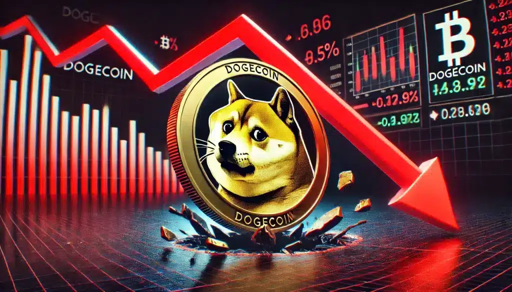 DOGE Price Drops Below Key Support, Ending Five-Month Rally