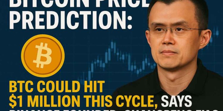Bitcoin price prediction: BTC could hit $1 million this cycle, says Binance founder, Changpeng Zhao