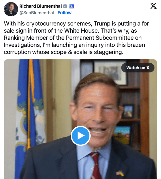 Trump family memecoins