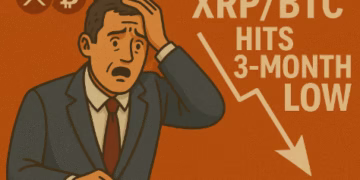 XRP/BTC trading pair hits 3-month low as Bitcoin dominance grows