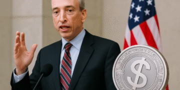 SEC chairman Paul Atkins announces the easing of strict rules for crypto startups