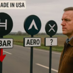 Made in USA cryptos show mixed trends: HBAR struggles, AERO soars, XRP in legal uncertainty