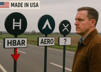 Made in USA cryptos show mixed trends: HBAR struggles, AERO soars, XRP in legal uncertainty