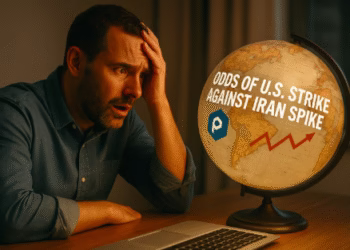 Polymarket odds on US strike against Iran spikes, triggers crypto market jitters