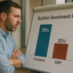 Bullish Sentiment Poll stuns market as Cardano crushes XRP with 55% investor confidence