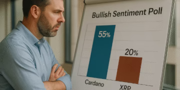 Bullish Sentiment Poll stuns market as Cardano crushes XRP with 55% investor confidence