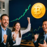 Coinbase stock price surges toward record high as Bitcoin rally fuels 42% year-to-date gain