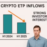 Crypto ETP inflows in H1 2025 dip slightly despite strong investor interest