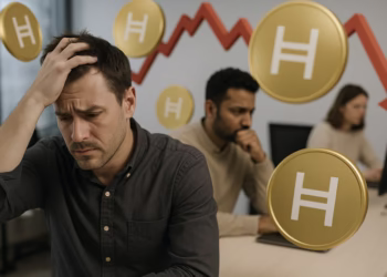 Analysts warn that HBAR liquidation risks could trigger a $46 million wipeout if the price dips below key support