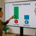 Tron USDT transaction volume soars, crushes Ethereum by 5x
