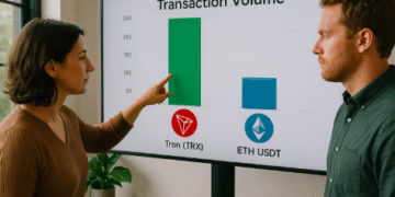 Tron USDT transaction volume soars, crushes Ethereum by 5x