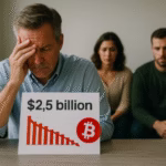 crypto losses in first half 2025 hit $2.5 billion despite decline in hacks
