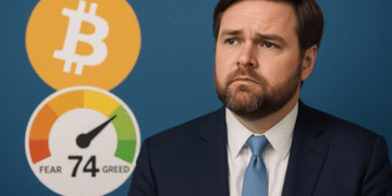 Bitcoin fear and greed index hits 74 as BTC surges past $120K