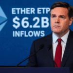 Ether ETPs 2025 gains smash records with $6.2B inflows as crypto funds soar