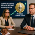 Corporate crypto treasury holdings surpass $100B as Ether demand surges