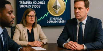 Corporate crypto treasury holdings surpass $100B as Ether demand surges