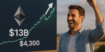 Ether treasuries surge past $13B as ETH breaks $4,300
