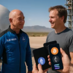 Jeff Bezos’ Blue Origin crypto payments open spaceflight bookings in Bitcoin, Ethereum, and Solana