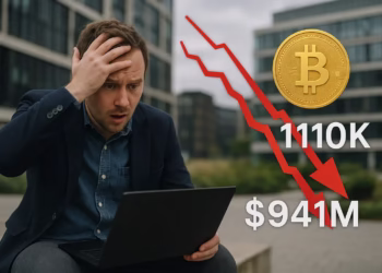 Bitcoin dips to $110k as $941M crypto liquidation rattle investors