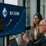 Ethereum ETF Inflows hit $1.53B as whales and institutions fuel price boom