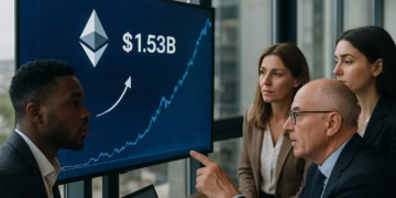 Ethereum ETF Inflows hit $1.53B as whales and institutions fuel price boom