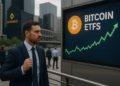 Bitcoin ETFs surge, closes $2B gap on Binance’s spot trading lead
