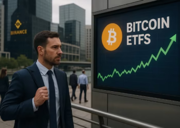 Bitcoin ETFs surge, closes $2B gap on Binance’s spot trading lead