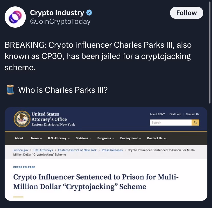 Source: x/JoinCryptoToday
