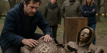 Stolen Satoshi statue recovered in pieces, community still in shock, demands urgent answers