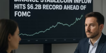 Binance stablecoin inflow surges to a record $6.2B ahead of the FOMC meeting