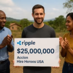 Ripple donates $25M to Accion and Hire Heroes USA for global impact