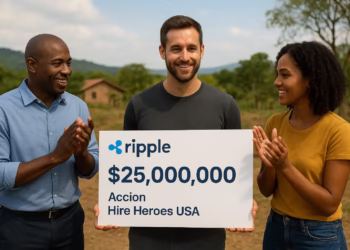 Ripple donates $25M to Accion and Hire Heroes USA for global impact