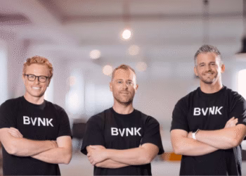 BVNK founders (from left) Chris Harmse, Jesse Hemson-Struthers, and Donald Jackson. Courtesy of BVNK