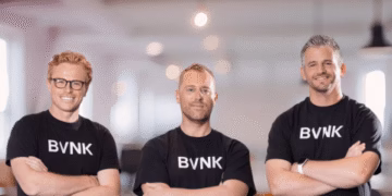 BVNK founders (from left) Chris Harmse, Jesse Hemson-Struthers, and Donald Jackson. Courtesy of BVNK