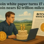 Bitcoin white paper turns 17 as asset hits $2.18 trillion, holds 59% crypto market dominance