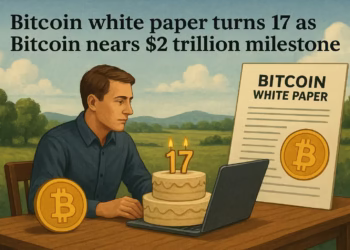 Bitcoin white paper turns 17 as asset hits $2.18 trillion, holds 59% crypto market dominance