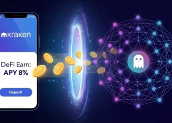 Kraken users can now earn 8% on stablecoins through Aave without touching a wallet