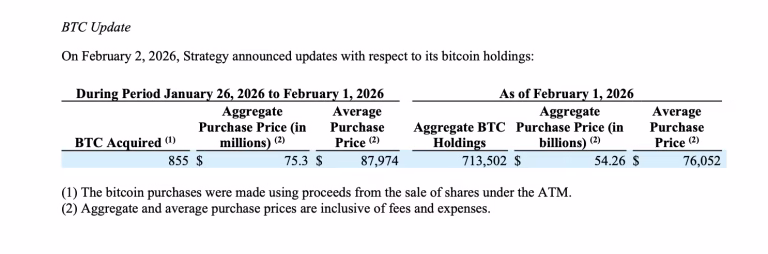 Strategy bitcoin holdings