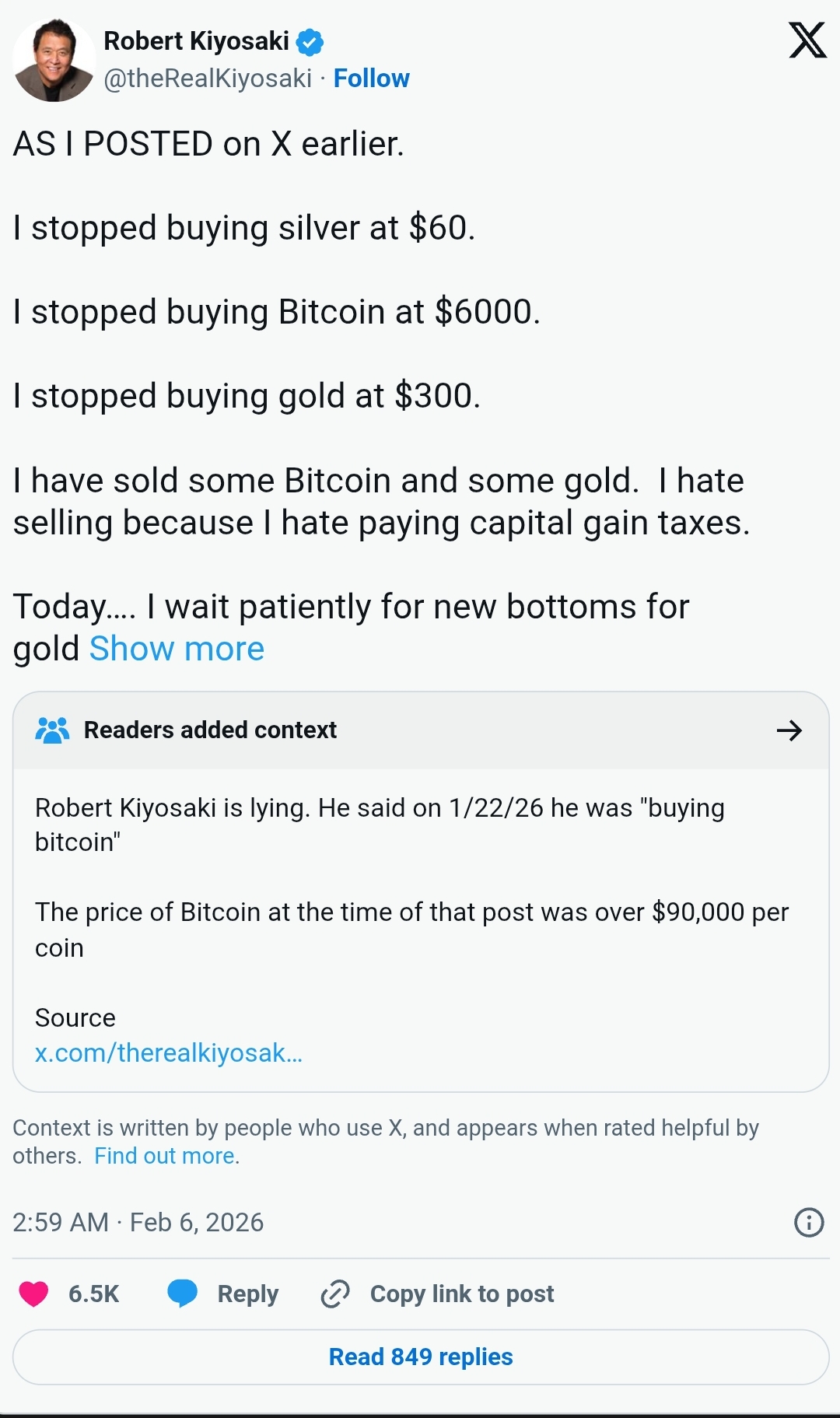 Kiyosaki investment claims spark controversy over asset buying history