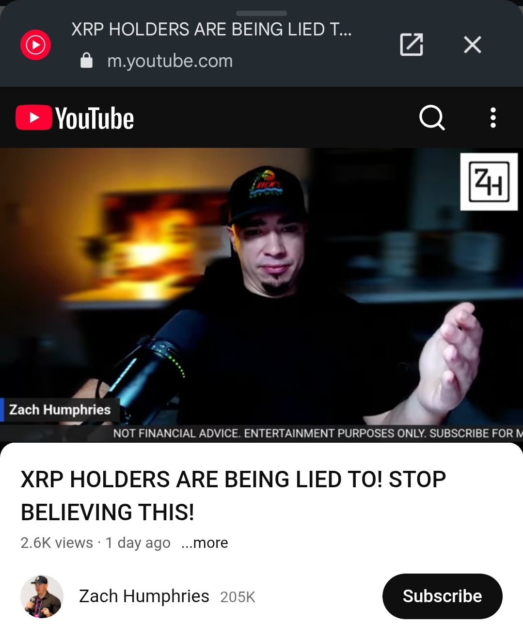 Analyst Zach Humphries challenges viral XRP predictions of $245-$350 as unrealistic