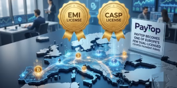 PAYTOP becomes one of Europe's few dual-licensed crypto payment firms