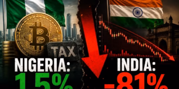 Nigeria just taxed crypto like India did in 2022 — and India lost 81% of its trading volume