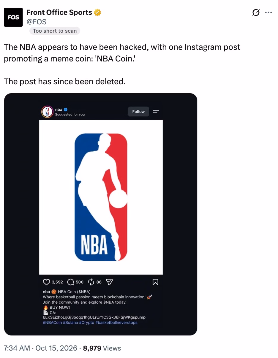 NBA coin scam