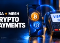 Visa and Mesh will let you tap to pay with crypto balances, no card or cash-out needed