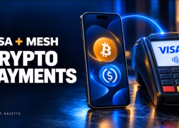 Visa and Mesh will let you tap to pay with crypto balances, no card or cash-out needed